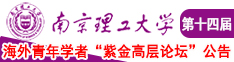 大鸡巴操中国美女逼南京理工大学第十四届海外青年学者紫金论坛诚邀海内外英才！